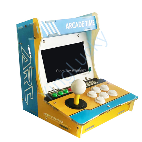 New 7 inch pandora box mini arcade game machine, 16GB memory supports massive classic games HD screen mini desktop arcade ► Photo 1/6