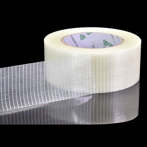 YX Grid Fiber Tape Toy Airplane Model Super Strong Mesh Single-Sided Tape Wear-Resistant Glass Fiber Strong Reinforced Tape 25M ► Photo 1/6