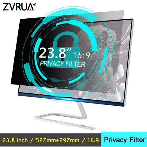 23.8 inch (527mm*297mm) Privacy Filter Anti-Glare LCD Screen Protective film For 16:9 Widescreen Computer Notebook PC Monitors ► Photo 1/6