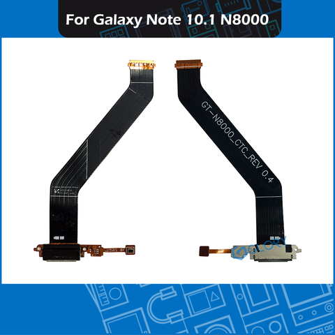 GT-N8000 REV 0.4 USB Charge Dock Charging Port Connector Flex Cable For Samsung Galaxy Note 10.1 N8000 ► Photo 1/6