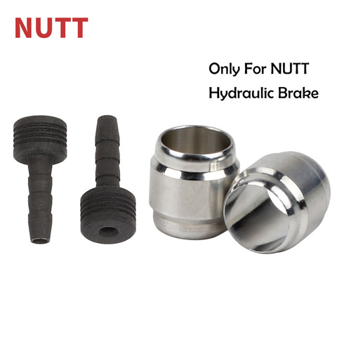 NUTT Hydraulic Brake Hose Connector Original Oil Needle + Olive Head Tube Insert Set For Scooter Mountain Bicycle A1 A2 A5-D ► Photo 1/5