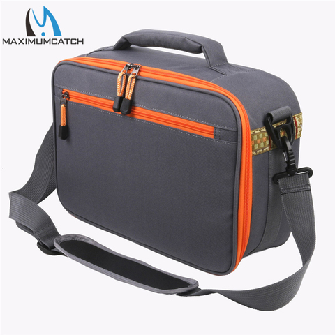 Maximumcatch Adjustable Six Compartments Waterproof Fly Fishing Bag Sling Bag Fishing Reel Pack ► Photo 1/6