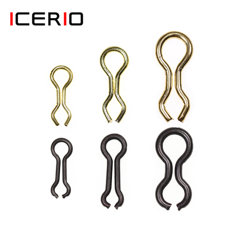 ICERIO 50PCS Brass Sinker Eyes Connector fits hilts (BSE-1) Do-it and other sinker molds requiring eyelet ► Photo 1/3