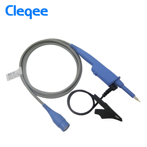 Cleqee P2301B Oscilloscope Probe with Alligator Clip BNC Protective Cap 300MHz Scope Clip Probe for Tektronix HP X10 ► Photo 1/6