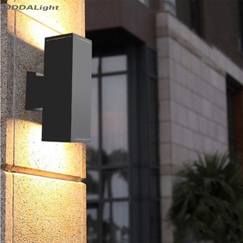 outdoor wall lamps 10w waterproof up down outdoor led light square black gray garden 65*160mm ► Photo 1/6