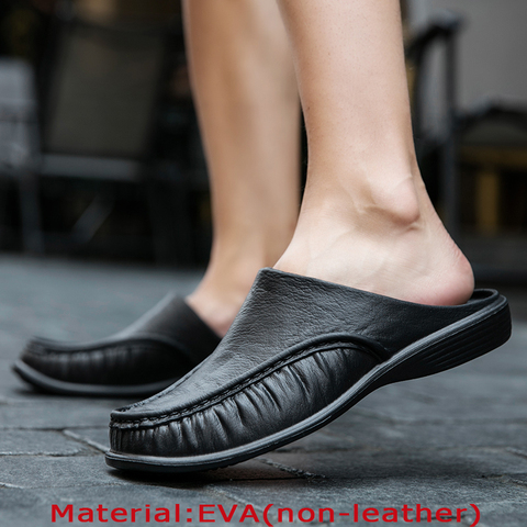 Men's Sandals Garden Clogs Light Weight Breathable EVA Beach Slippers Terkking Men Sandals Plus Size 40-47 ► Photo 1/6