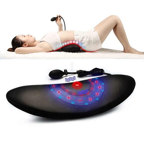 Electric Lumbar Waist Back Massager Vibration Massage Lumbar Spine Support Waist Relieve waist fatiguehealth care ► Photo 1/6