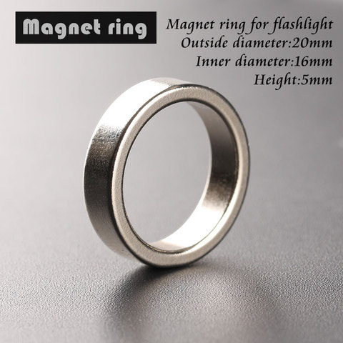 Convoy LED Flashlight Tail Magnet Ring Torch Hoops Magnetic Ring 20*16*5mm for Convoy S2 S2+ S3 S4 S5 S6 S7 S8 M1 C8 L4 Light ► Photo 1/5