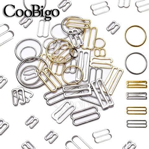 30 pcs Metal Bra Strap Adjuster Slider Buckle and Adjustable Hook and  O Rings 1 sets / pack Underwear Adjustment Accessories ► Photo 1/6