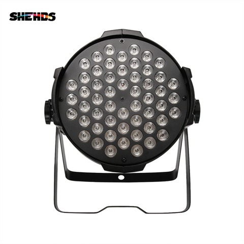 Aluminum Housing LED Par 54x9W RGB 3in1Wall Washer Flat Projector Floodlight Can Wash DMX512Controller Effect Stage Design Light ► Photo 1/6