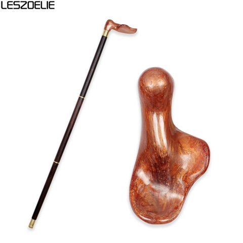 Luxury Resin Handle Walking Stick Wooden Canes Man Decorative Cane Women Fashion Elegant Walking Stick Vintage Walking Canes ► Photo 1/6