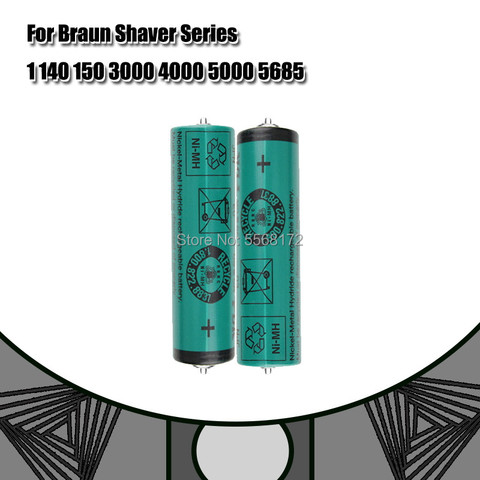 New Braun Shaver Series Battery 150S-1 320S-4 380S-4 390CC-4 350CC-4 330 1.2V Ni-MH Rechargeable Battery for FDK ► Photo 1/6