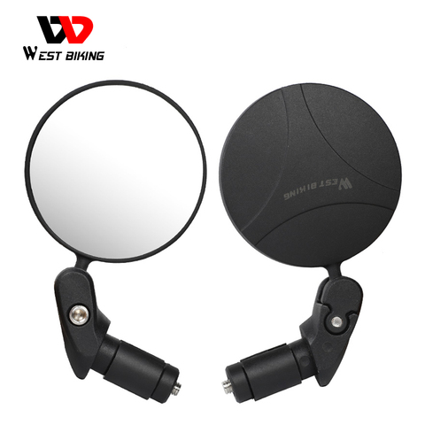 WEST BIKING 360 Rotate Bicycle Rearview Mirror Safety Cycing Rear View Mirror Bike Accessories For MTB Bike Handlebar Mirrors ► Photo 1/6