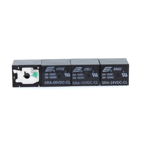 5PCS/lot Power relays SRA-05VDC-CL SRA-12VDC-CL SRA-24VDC-CL 5V 12V 24V 20A 5PIN T74 ► Photo 1/4