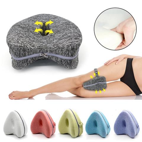 Memory Cotton Leg Pillow Sleeping Orthopedic Sciatica Back Hip Joint For  Pain Relief Thigh Leg Pad Cushion Home Foam Pillow - AliExpress