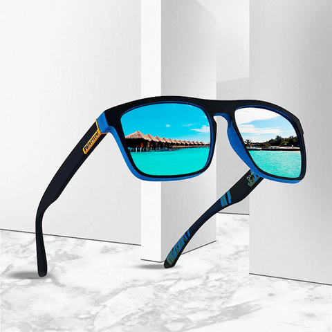 DJXFZLO 2022 New Fashion Guy's Sun Glasses Polarized Sunglasses Men Classic Design Mirror Fashion Square Ladies Sunglasses Men ► Photo 1/6
