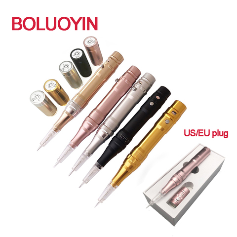 4 Colors Best Quality Wireless Permanent Makeup Tattoo Machine Microblading Rechargeable Eyebrows Tattoo Pen ► Photo 1/6