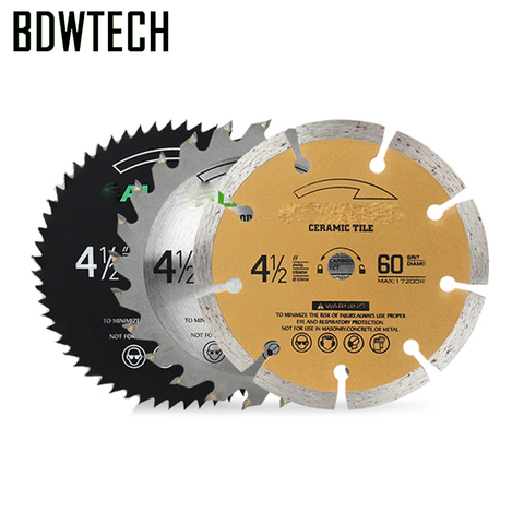 Free shipping 115MM Saw Blade for BDEWTECH BTC02 circular Saw  115x10mm Free Return ► Photo 1/4