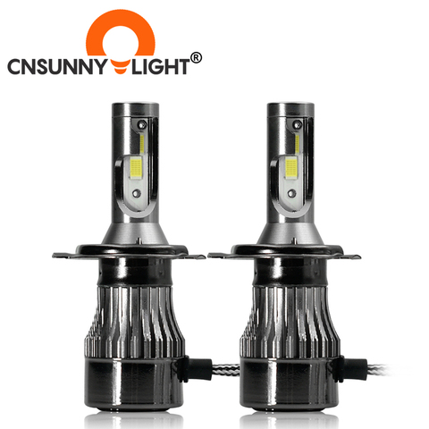 CNSUNNYLIGHT COB H7 LED H4 H11 H8 H1 9005 9006 HB3 HB4 H3 881 Auto Headlight Bulbs 72W 12000Lm 6500K 4300K LED Car Light Styling ► Photo 1/6