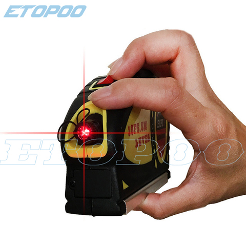 Upgrade Multipurpose laser level line lasers Horizon Vertical Measure Tape Aligner Bubbles Ruler Measuring diagnostic-tool ► Photo 1/6