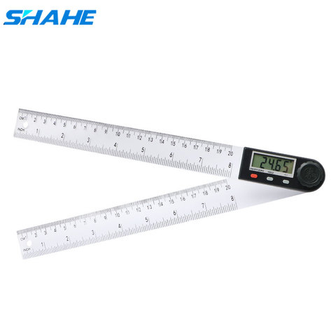 shahe Angle Inclinometer 200 mm Angle Digital Ruler Electron Goniometer Protractor Angle finder Angle Measuring Tools ► Photo 1/6