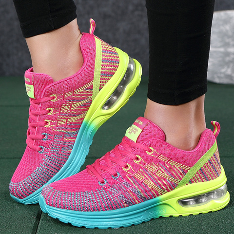 ALIUPS 2022 Cushion Women Running Shoes Sporty Woman Sneakers Female Breathable Walking Lightweight Zapatillas Mujer 42 ► Photo 1/6