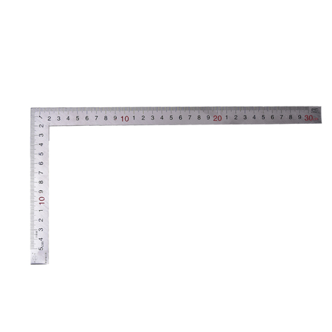 1pcs 150x300mm Straight Stainless Steel 90 Degrees Angle Metric Try Mitre Square Ruler School Office Stationery ► Photo 1/6