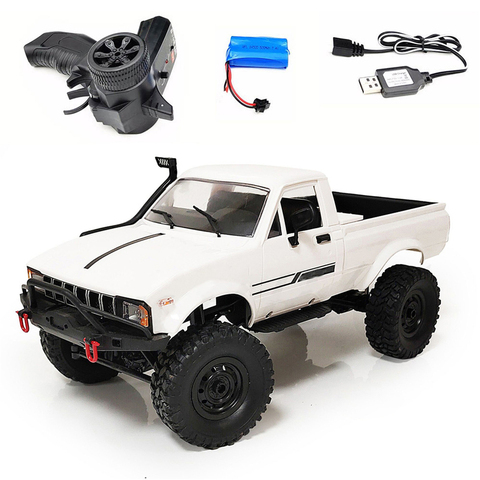 Newwst WPL C24 Upgrade C24-1 1:16 RC Car 4WD Radio Control Off-Road Mini Car RTR KIT Rock Crawler Electric Buggy Moving Machine ► Photo 1/6