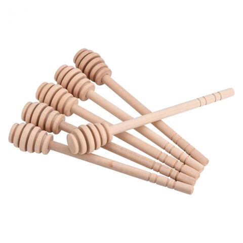 50Pcs Long Handle Wood Honey Spoon Mixing Sticks Dipper Honey Extractor For Honey Jar Coffee Milk Tea Supplies Kitchen Tools ► Photo 1/6