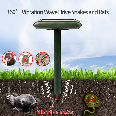 Outdoor Ultrasonic Pest Repellent 679 Solar Ultrasonic Mouse Deworming Mouse Repellent Mosquito Repellent Yard Garden Mouse Repe ► Photo 1/5