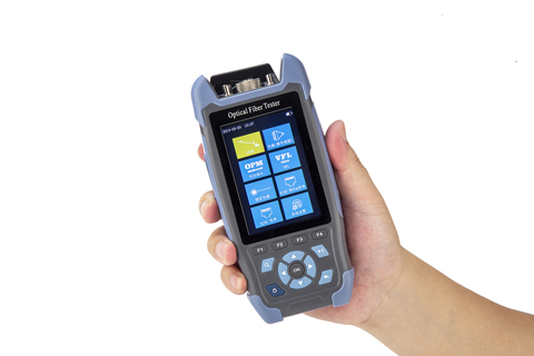 Pro mini OTDR Fiber Optic Reflectometer 980rev with 9 Functions VFL OLS OPM Event Map 24dB for 64km Fiber Cable Ethernet Tester ► Photo 1/6