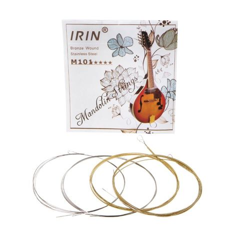 8pcs/set M101 Mandolin Strings Silver-Plated Stainless Steel Copper Alloy Wound ► Photo 1/6
