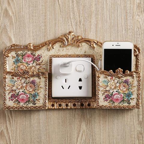 European American Luxury Switch Sticker Protective Cover Mobile Phone Charging Wall Sticker Household Living Room Bedroom Socket ► Photo 1/6