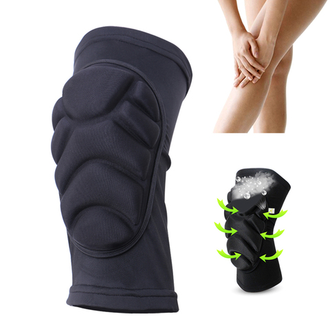 Leg Knee Patella Support Sports Brace Wrap Protector Pad Sleeve Guard Black Basketball Volleyball Brace Protector ► Photo 1/6