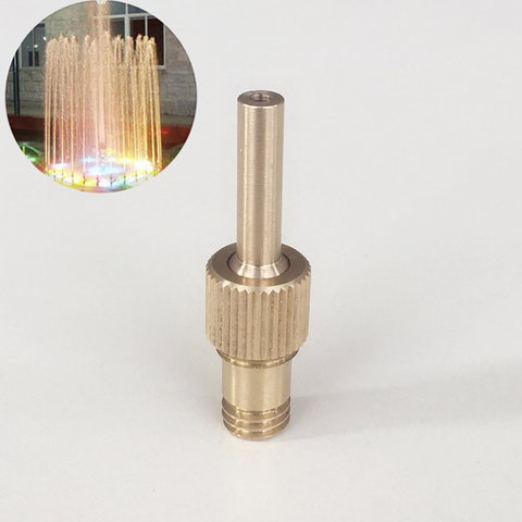 M6 M8 M10 M12 Male Thread Brass Micro Pure Jet Straight Water Curtain Fountain Nozzles ► Photo 1/5