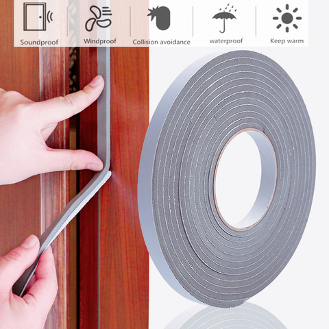 5M Self-adhesive Door Window Sealing Strip Weather Stripping burlete puerta casa Soundproof acoustic foam mousse acoustique ► Photo 1/6