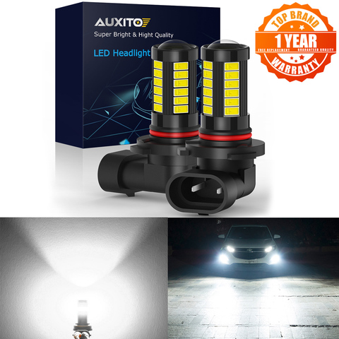 AUXITO 2x LED H8 H9 H11 Fog Lights 9005 9006 H10 for Volkswagen VW Scirocco Tiguan 2015 T5 Polo 6R Touareg Golf MK3 LED Car Lamp ► Photo 1/6