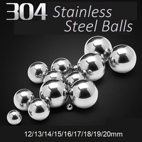 304 Stainless Steel Balls 12mm 13mm 14mm 15mm 16mm 17mm 18mm 19mm 20mm Precise Steel Balls ► Photo 1/6
