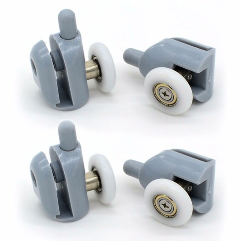 4 bottom Shower door rollers runners wheels pulleys pulleys 