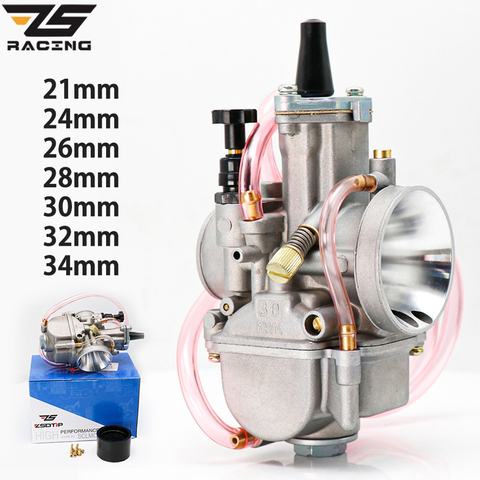 ZS Racing Universal For PWK 21 24 26 28 30 32 34 2T 4T For Keihin Koso PWK Carburetor With Power Jet For 75cc-250cc Moto ► Photo 1/6