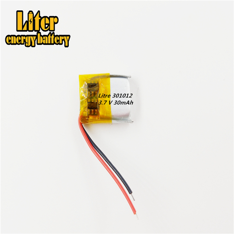 301012 301014 301214 3.7V 30mAh Rechargeable Lithium li Polymer Battery For bluetooth headset Mp3 ► Photo 1/4