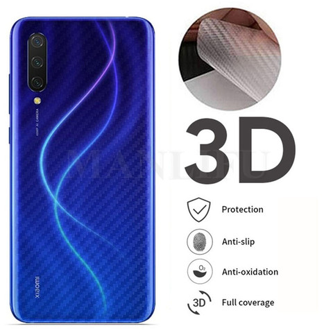 5Pcs/lot For Xiaomi Mi Note 10 9T CC9 Pro Carbon Fiber Back Screen Protector Sticker Protective Film for Redmi K30 Note 9S 8 Pro ► Photo 1/6