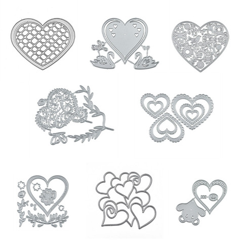 DiyArts Love Series Metal Cutting Dies Heart Album Paper Craft Stencil Templates for Diy Scrapbooking Embossing Decor Decoration ► Photo 1/6