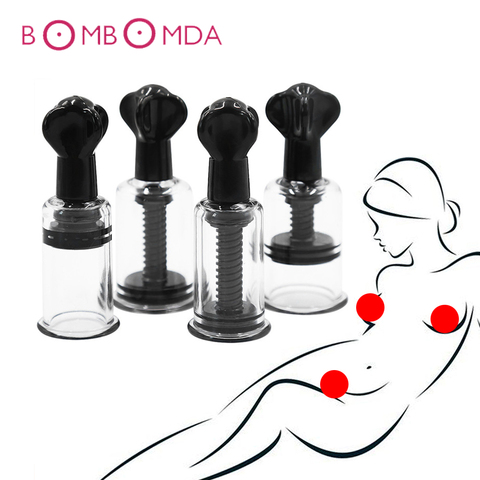 Female Breast Nipple Sucker Sexy Breast Massage Clip Enhancement Vacuum Pump Sucker Breast Enlarger Vibrating Sex Adults Toys ► Photo 1/6