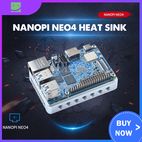 NanoPi NEO4 Heat Sink Pure Aluminum HeatSink Anodizing free shipping ► Photo 1/6