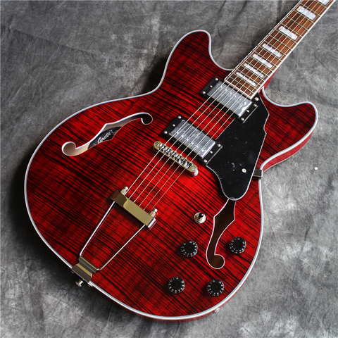 Grote high quality F hole hollow body electric guitar, electric guitars ► Photo 1/6
