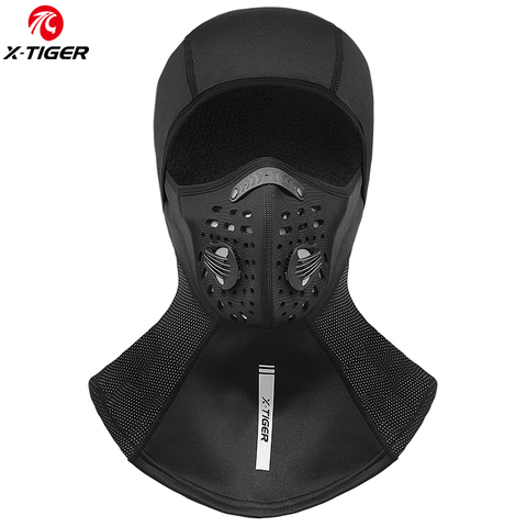 X-TIGER Winter Cycling Cap Fleece Thermal Full Face Cover Windproof Anti-Dust Cycling Mask Balaclava Skiing Skating Hat ► Photo 1/6