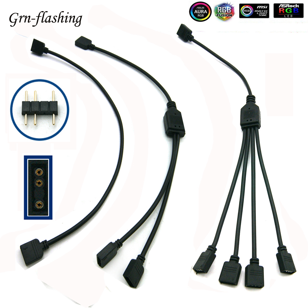 RGB LED splitter and extension cable