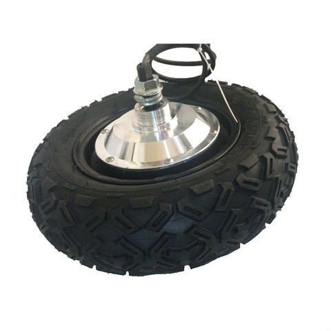 10 inch single shaft DC brushless geared  electric wheelbarrow wheel hub motor ► Photo 1/4