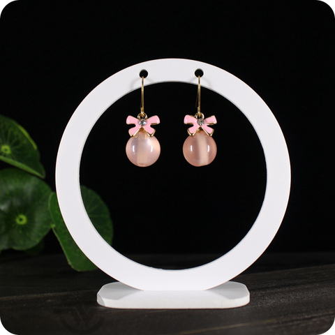 AcrylicRound Earring Display Earring Holder Earring Stand Jewelry Display Earring Stud Organizer Crystal ► Photo 1/6